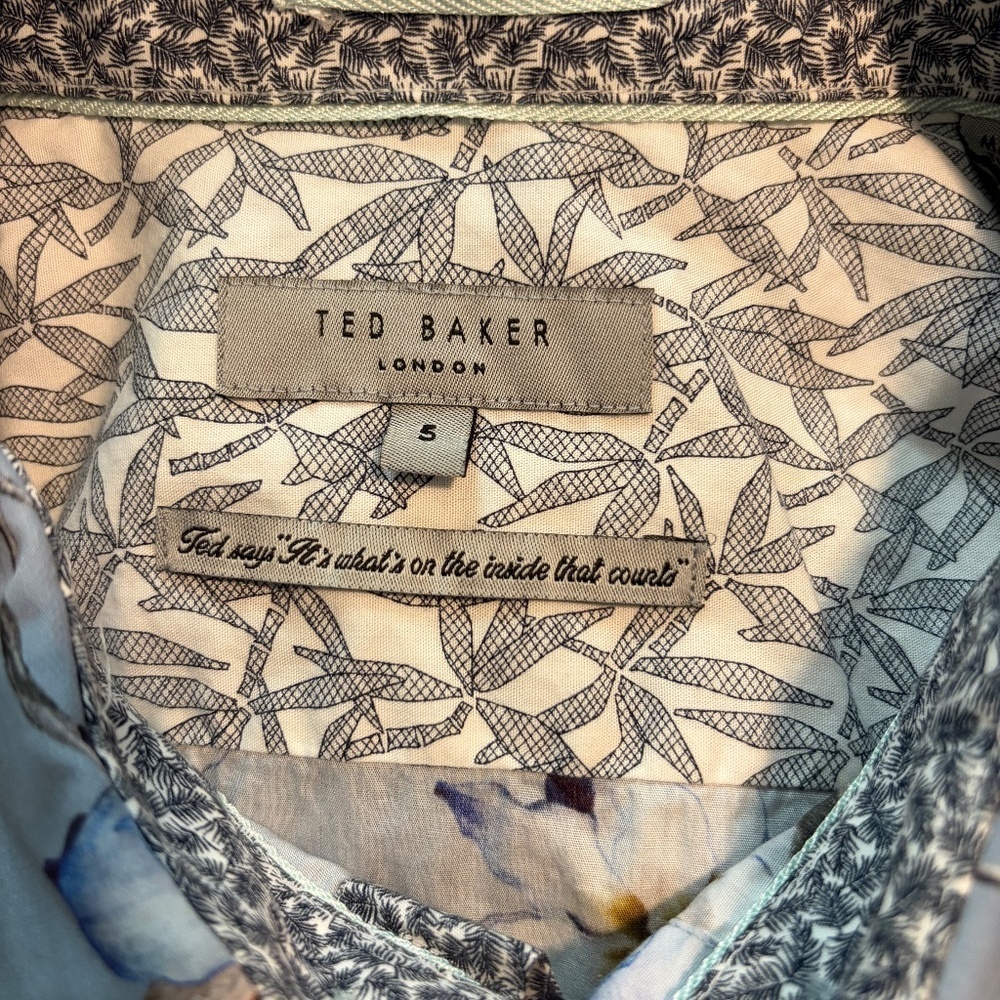 Ted Baker Mens Short Sleeve Button Down - Picture 2 of 4